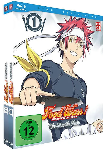 Food Wars! The Fourth Plate - 4th Season - complete edition without slipcase - Blu-ray (German) image number 0